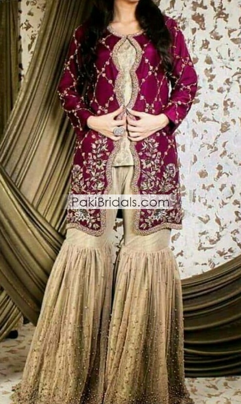 Latest Girls Sharara & Garara Design Ideas | Wedding And Party Wear Sharara  & Garara Suit De… | Party wear dresses, Party wear indian dresses, Stylish  party dresses