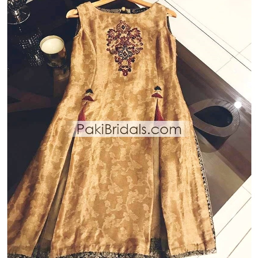 Skin Banarsi Party Wear Pak Bridal Dresses