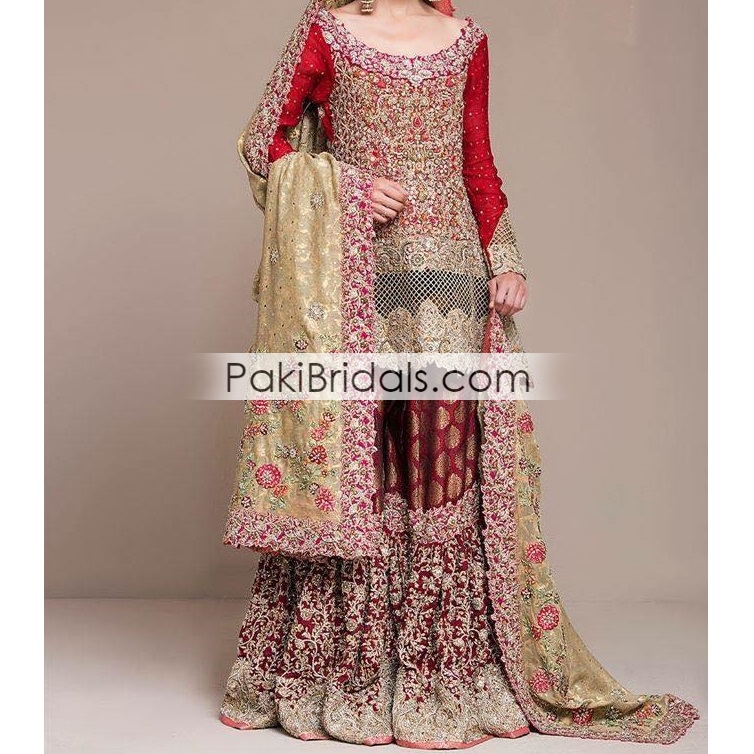 Red Pakistani Wedding Clothing: Buy Red Pakistani Wedding Clothing for  Women Online in USA