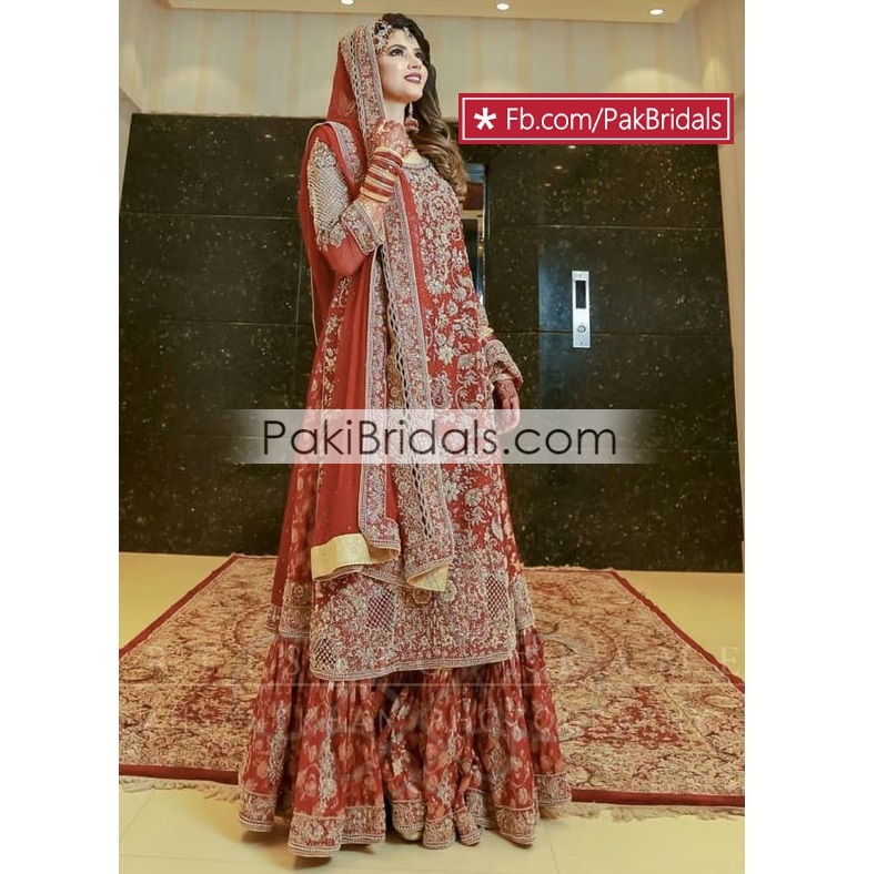 Beautiful Pakistani gharara dress in lavish beige color # P2239 | Pakistani  wedding outfits, Party wear dresses, Pakistani dresses