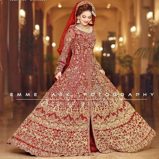 Paki Red Bridal Maxi 733 – Pakistan ...