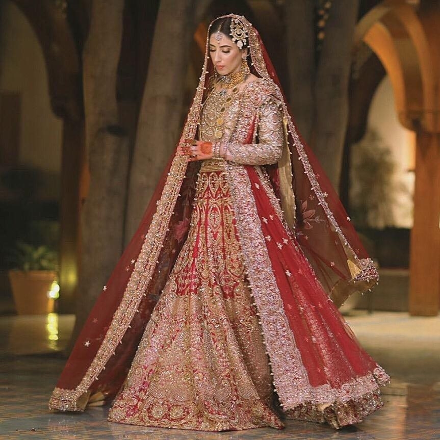 Buy Bridal Style Lehenga Choli - Maroon Stone Cording Lehenga Choli –  Empress Clothing