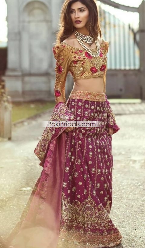 Purple Lehenga Dress 709