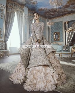 Pakistani Bridal Peplum Dress 677