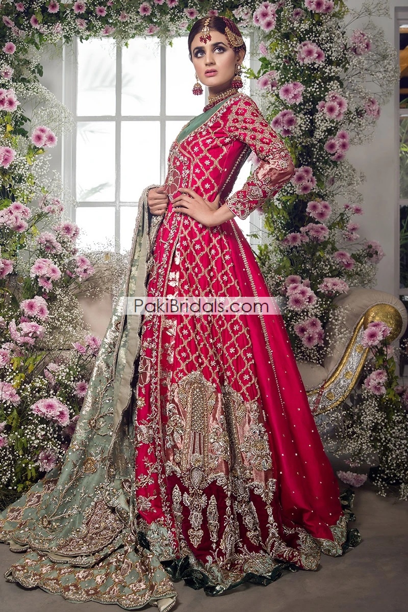 Bridal hotsell angrakha dresses