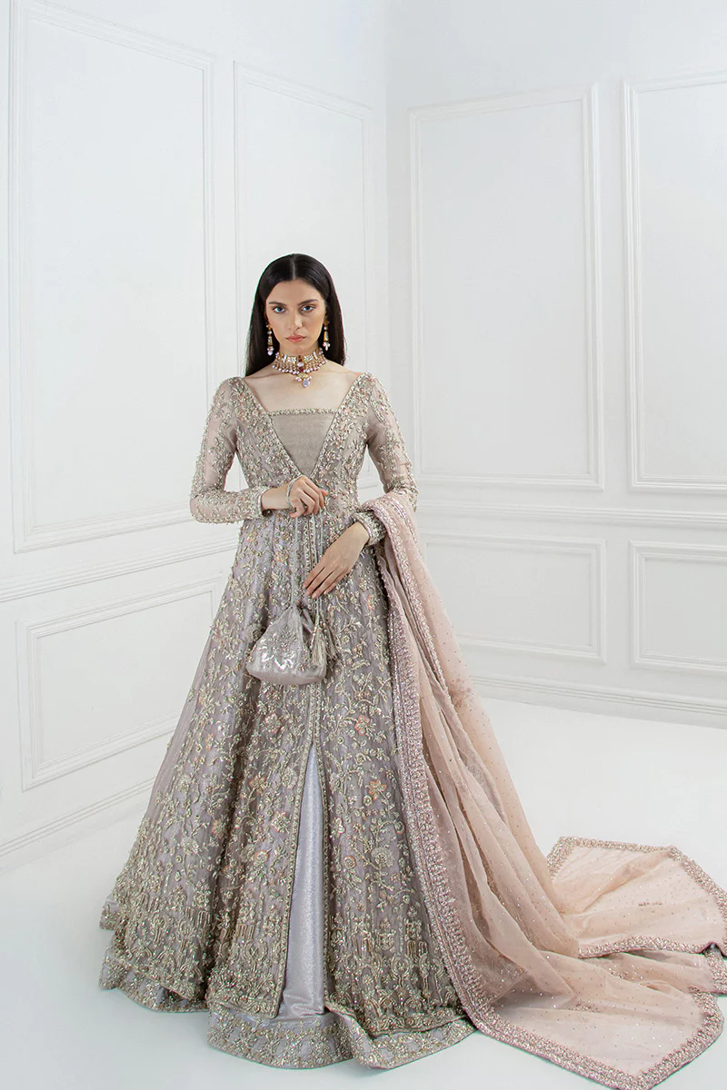 Exclusive Dubai Party Wear Kaftan Embroidery Wedding Gown