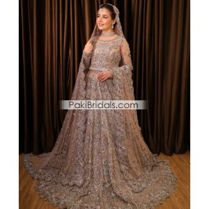 Pakistani Beige Walima Bridal 844
