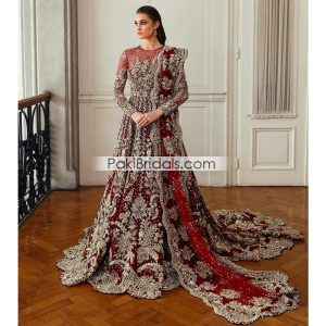 Red Tail Bridal Maxi Pakistani 837